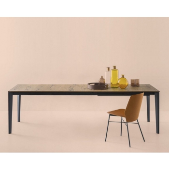 Pentagon Connubia Extendable Table with Wooden Top