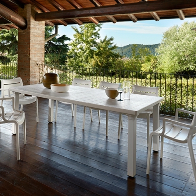 Ercole table 170x100 in Scab Design technopolymer