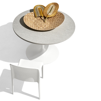 Planet CB4005-FD table by Connubia with metal base