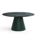 Plisse metal table by Midj