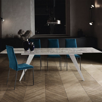 Extendable and fixed Ramos table by Bontempi