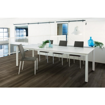 Rectangular and extendible cm 180 table Prisma of Ingenia Bontempi