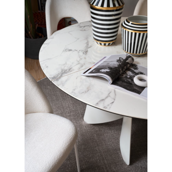 Orion extendable round table by Connubia