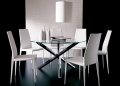 Trio extendable and fixed round table by Ingenia Bontempi