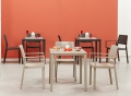 Timo 80 Fixed Table in Technopolymer by Scab Design