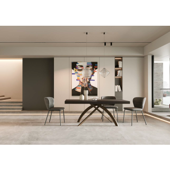 Extendable Twist table by Zamagna