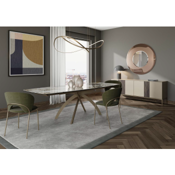 Extendable Twist table by Zamagna