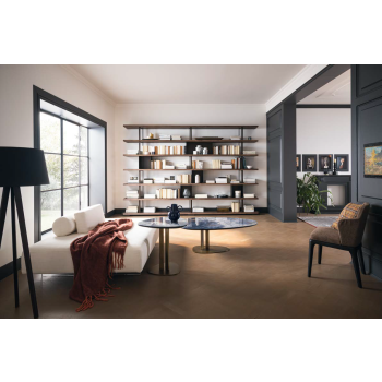 Round extendable West table by Altacorte