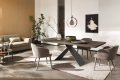 Fixed oval or rectangular Xilo table by Altacorte
