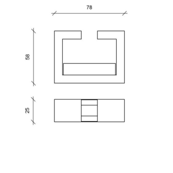 Tete a tete Stones Ground Bio Fireplace