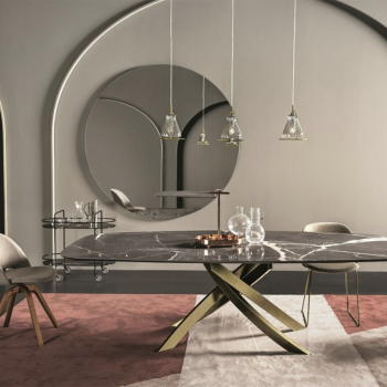 Bontempi Tondo round mirror