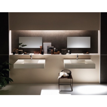 Porcelain stoneware washbasin top