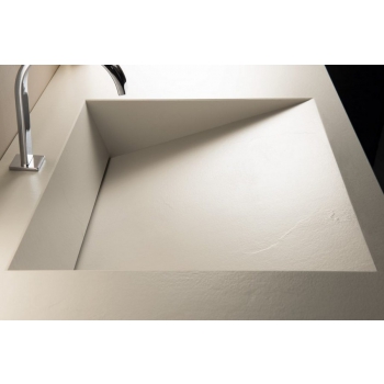 Porcelain stoneware washbasin top