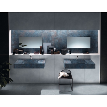 Porcelain stoneware washbasin top