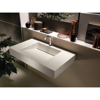 Porcelain stoneware washbasin top