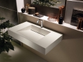 Porcelain stoneware washbasin top