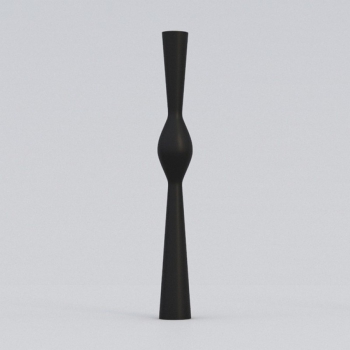 Chic Small vase in striped finish by Adriani & Rossi