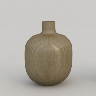 Chic Big vase in striped finish by Adriani & Rossi