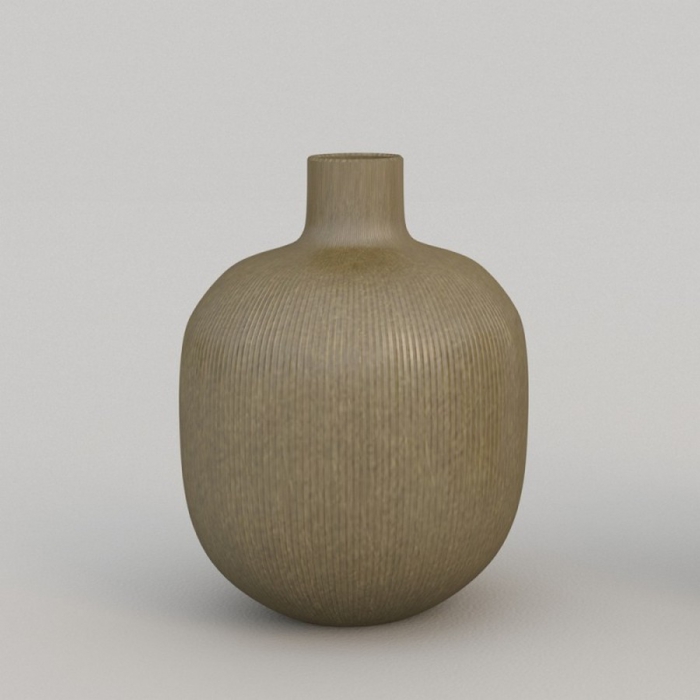 Chic Big vase in striped finish by Adriani & Rossi