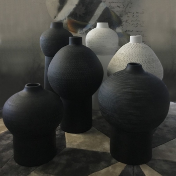 Tall Venissa vase by Adriani & Rossi