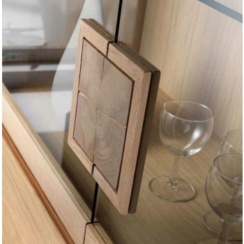 4 doors living room display cabinet