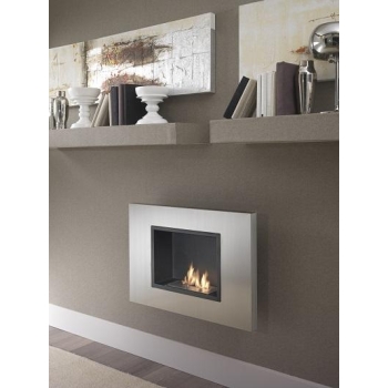 Winter j. Stones Wall Bio Fireplace