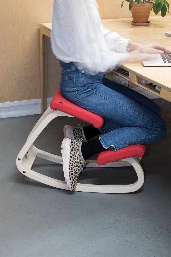 Chaise de bureau ergonomique à bascule en tissu - Variable Varier