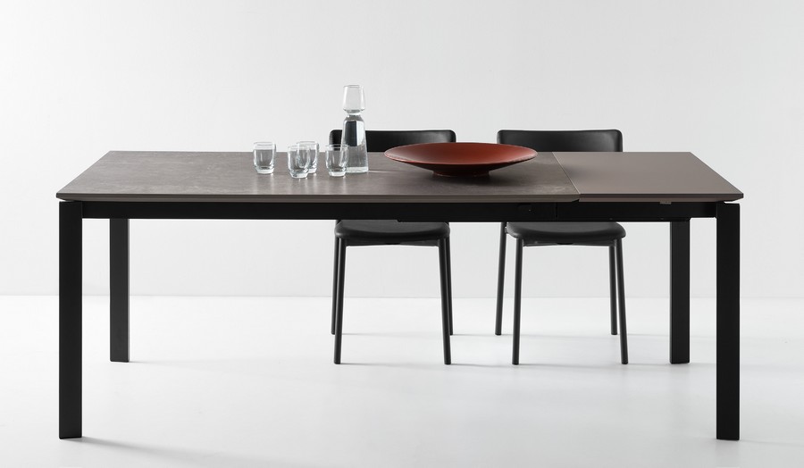 Table extensible 160 cm Eminence de Connubia avec plateau en céramique