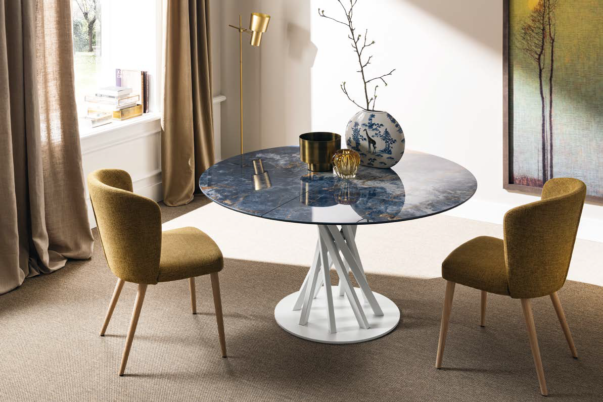 Table ronde extensible Altacorte Orby - Tables extensibles