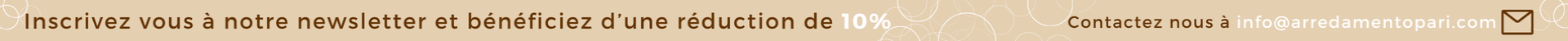 Promo newsletter 10%