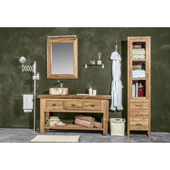 Meuble Essenza CP870 de Cipì en bois de teck massif