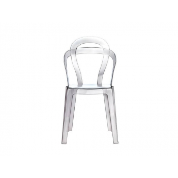Titi chaise empilable transparente par Scab Design