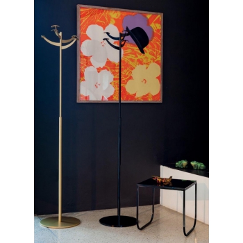 Porte-manteau Battista de Bontempi en acier laqué en différentes couleurs