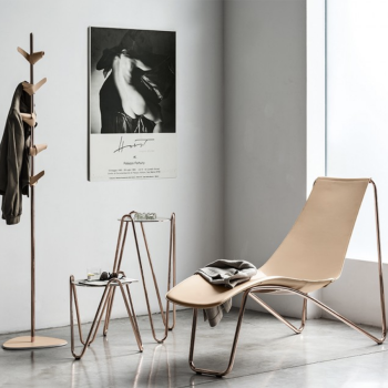 Portemanteau Apelle Tree en métal et cuir par Midj