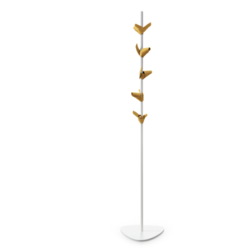 Portemanteau Apelle Tree en métal et cuir par Midj