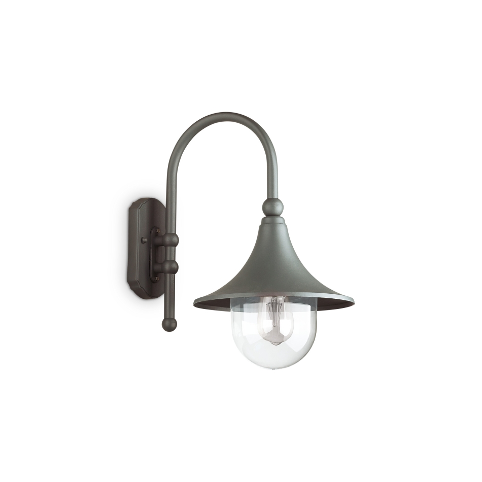 Applique d'extérieur Cima AP1 anthracite par Ideal Lux