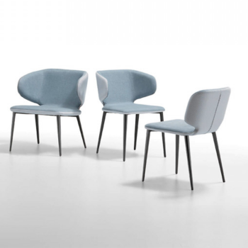 Wrap AP M TS zone d'attente en métal recouvert de tissu ou de cuir par Midj