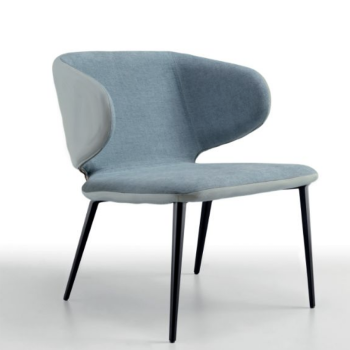 Wrap AP M TS zone d'attente en métal recouvert de tissu ou de cuir par Midj