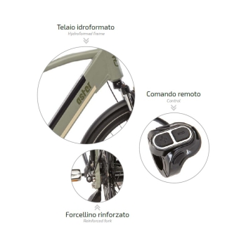 Vélo électrique World Dimension Aster Man avec pédalage assisté