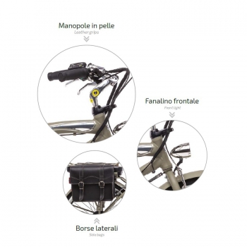 Vélo électrique World Dimension Retro Cruiser avec pédalage assisté