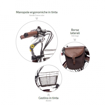 Vélo électrique rétro World Dimension Crystal avec assistance au pédalage