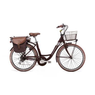 Vélo électrique rétro World Dimension Crystal avec assistance au pédalage