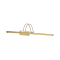 Applique BOW AP D76 en laiton satiné par Ideal Lux
