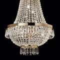 Lustre suspension doré CAESAR SP12 par Ideal Lux
