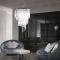 Lustre suspension chromé CARLTON SP12 par Ideal Lux