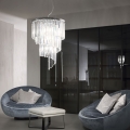 Lustre suspension chromé CARLTON SP12 par Ideal Lux