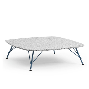 Chaise en métal S1 R_TS recouverte de tissu ou de cuir par Midj