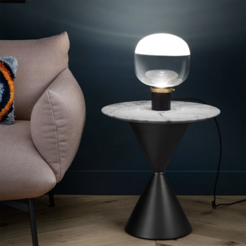 Table basse Clessidra avec structure en métal par Midj