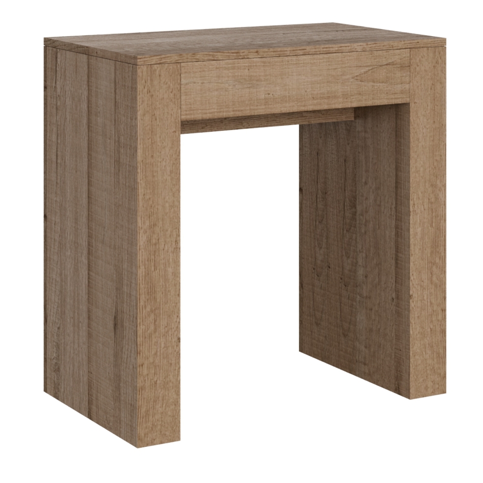 Console Allin - Console extensible 78x47/299 cm Allin blanc spatule extensions intérieures