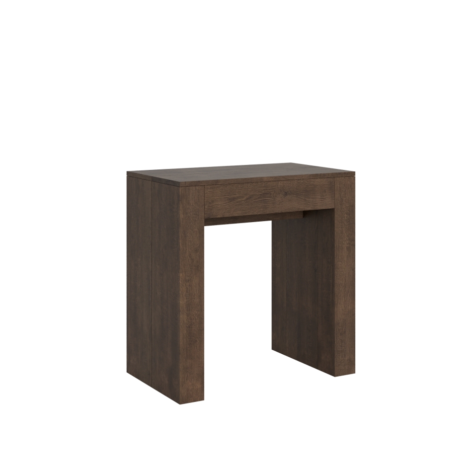 Console Allin - Console extensible 78x47/299 cm Allin blanc spatule extensions intérieures